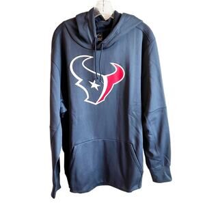 Houston Texas Nike Men Plus Size XXL Football Blue Hoodie Brand New